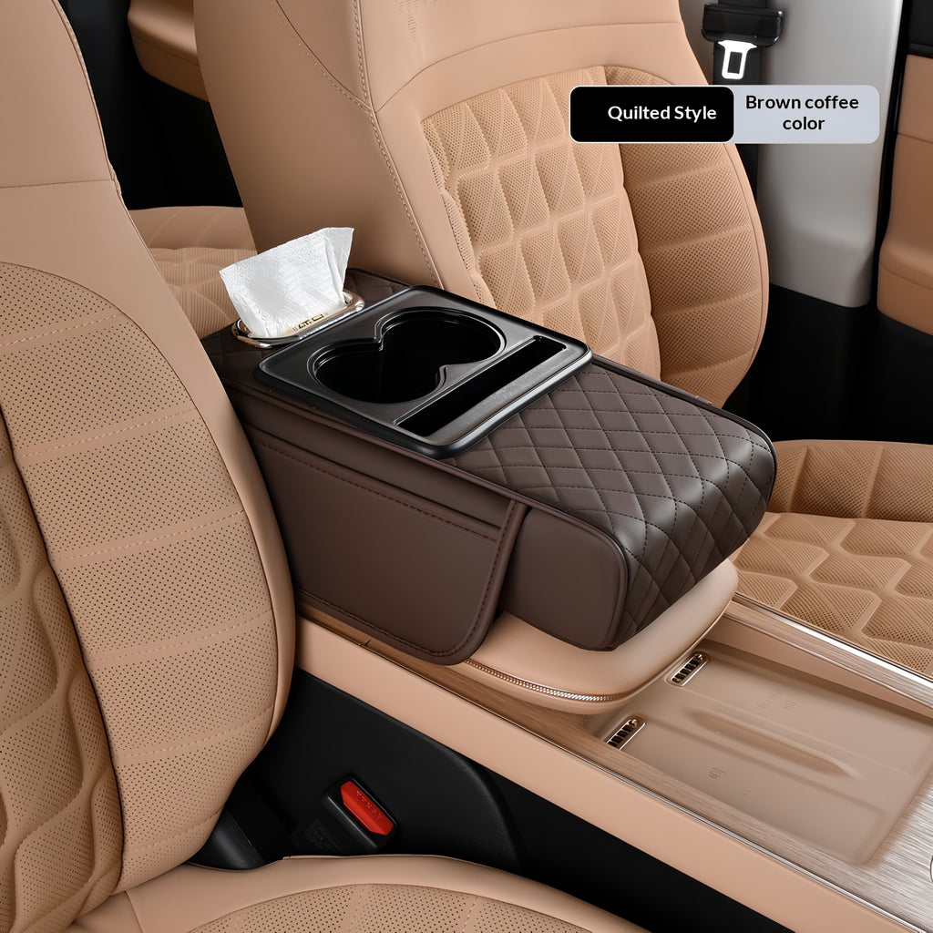 Car caddy: The 4-in-1 Armrest Booster & Organiser