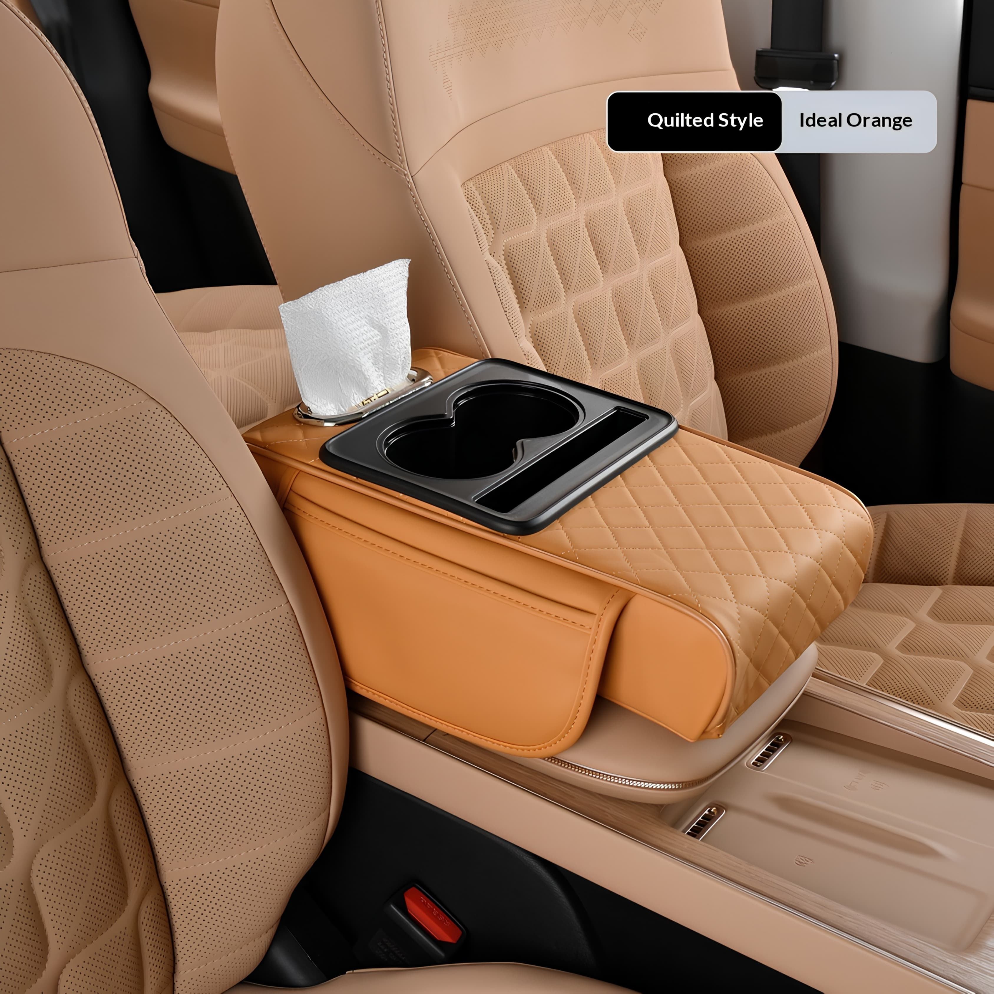 Car caddy: The 4-in-1 Armrest Booster & Organiser