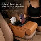 Car caddy: The 4-in-1 Armrest Booster & Organiser