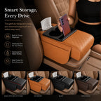 Car caddy: The 4-in-1 Armrest Booster & Organiser